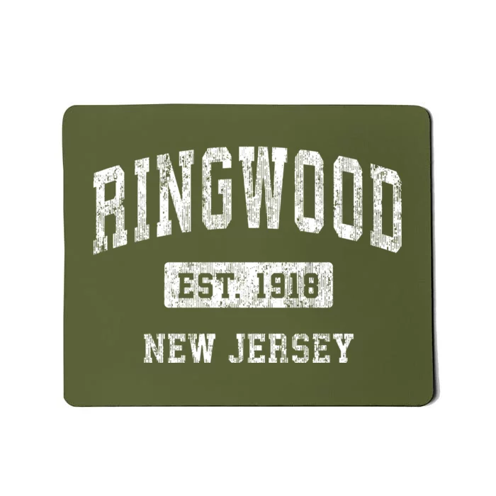 Ringwood New Jersey Nj Vintage Sports Mousepad