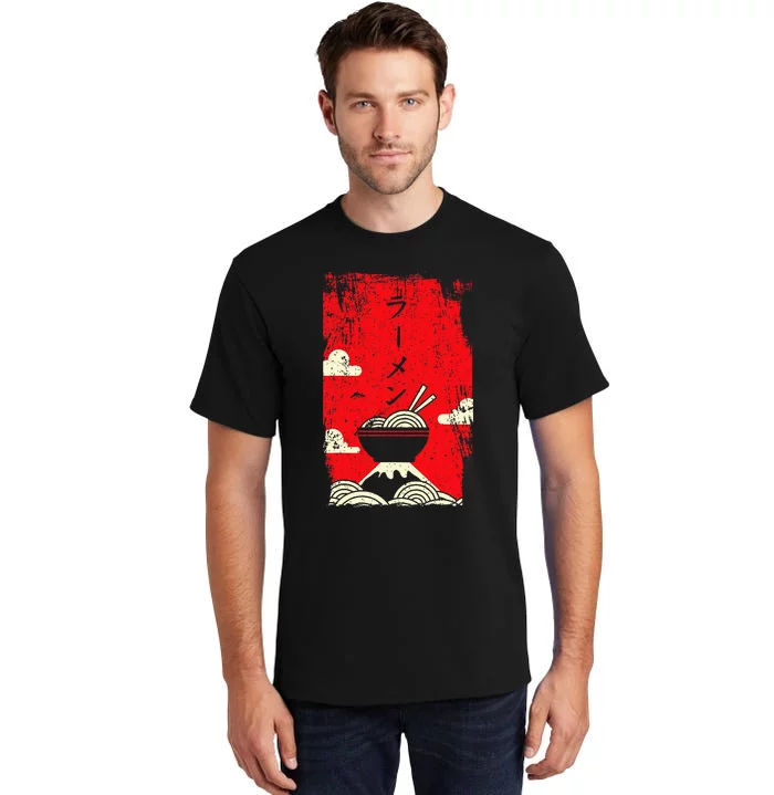 Ra Noodles Japanese Art Tall T-Shirt