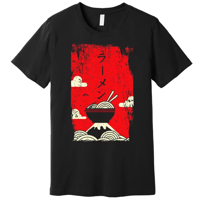 Ra Noodles Japanese Art Premium T-Shirt