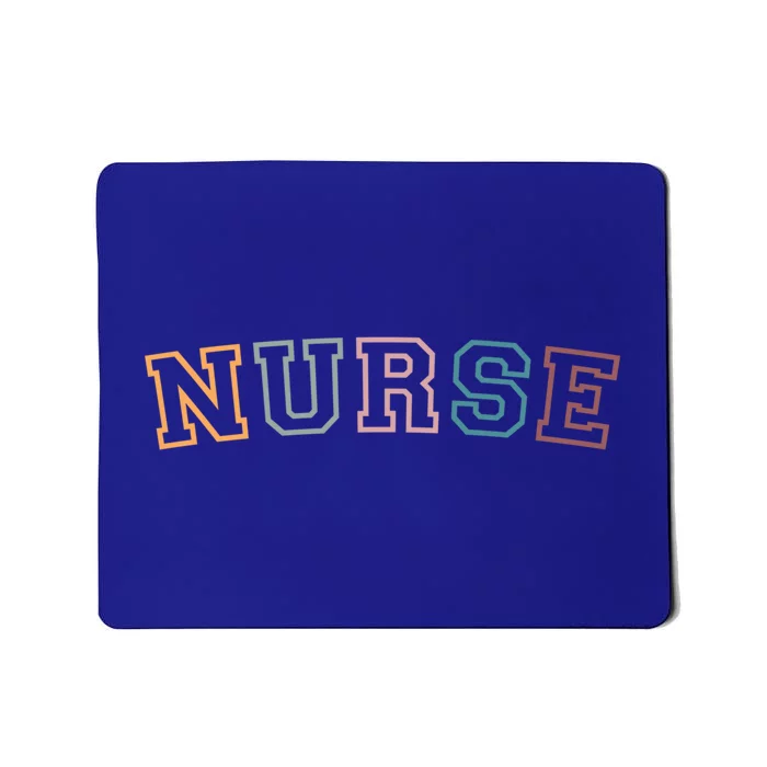 Retro Nurse Life For Registered Nurse Tee Nurses Day Gift Mousepad