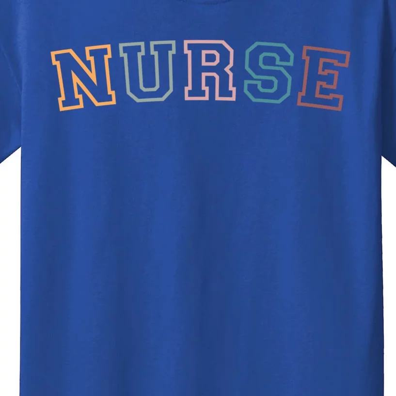 Retro Nurse Life For Registered Nurse Tee Nurses Day Gift Kids T-Shirt