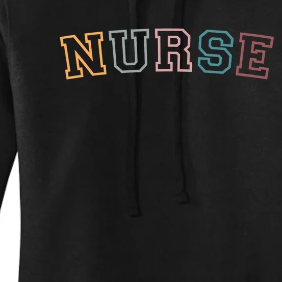 Retro Nurse Life for Registered Nurse Tee Nurse's Day Women's Pullover Hoodie