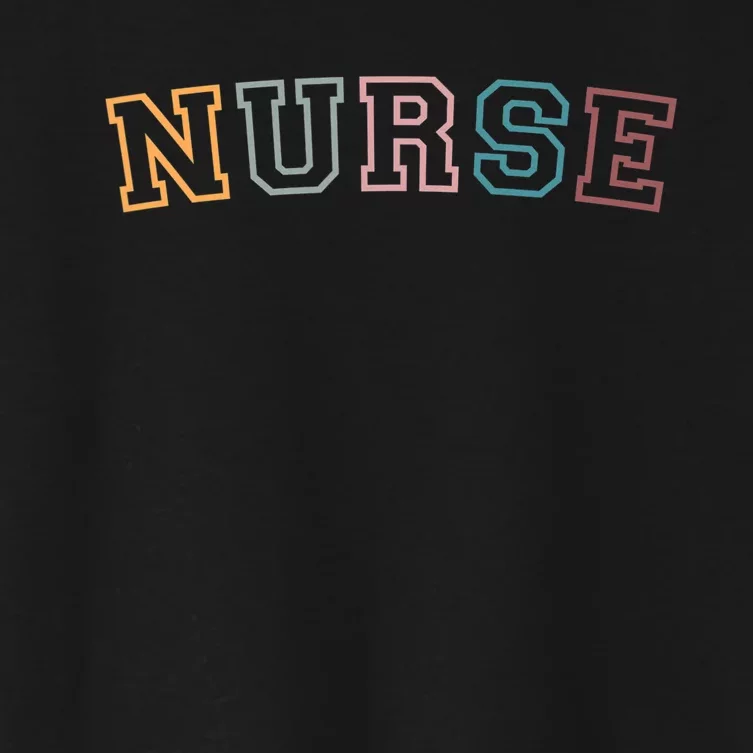 Retro Nurse Life for Registered Nurse Tee Nurse's Day Women's Crop Top Tee