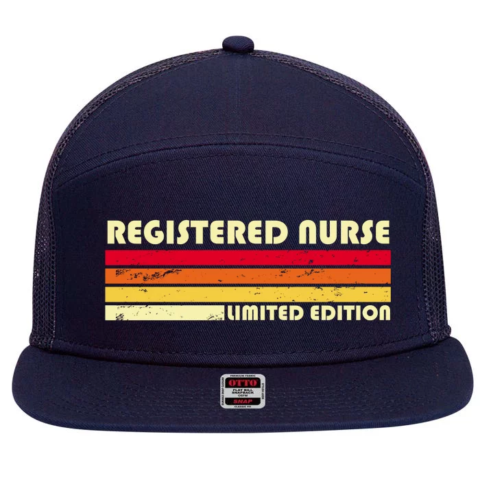 Registered Nurse Limited Edition 7 Panel Mesh Trucker Snapback Hat