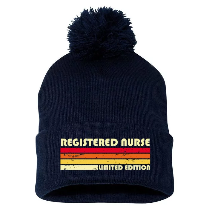 Registered Nurse Limited Edition Pom Pom 12in Knit Beanie