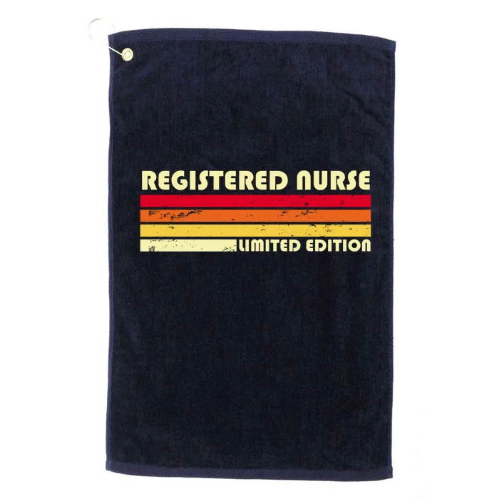 Registered Nurse Limited Edition Platinum Collection Golf Towel