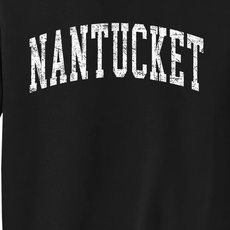 Retro Nantucket Massachusetts Beach Vacation Souvenir Sweatshirt