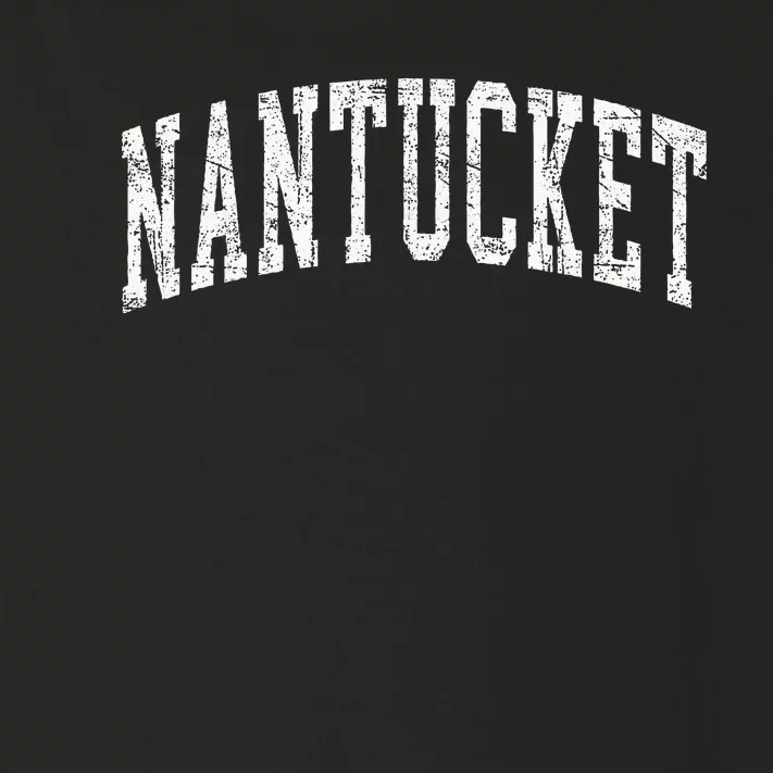 Retro Nantucket Massachusetts Beach Vacation Souvenir Toddler Long Sleeve Shirt