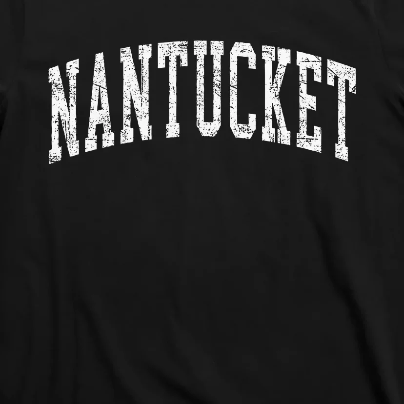 Retro Nantucket Massachusetts Beach Vacation Souvenir T-Shirt