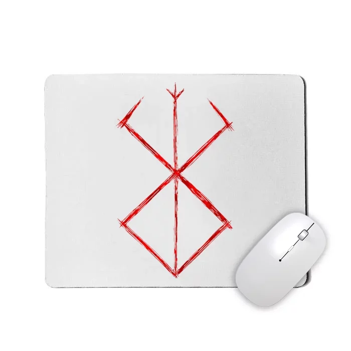 Rune Norse Mythology Warrior Symbol Berserker Mousepad