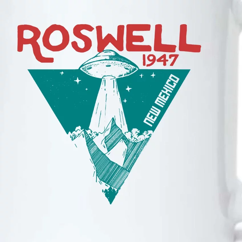 Roswell New Mexico 1947 Ufo Beam Flying Saucer Abduction Black Color Changing Mug