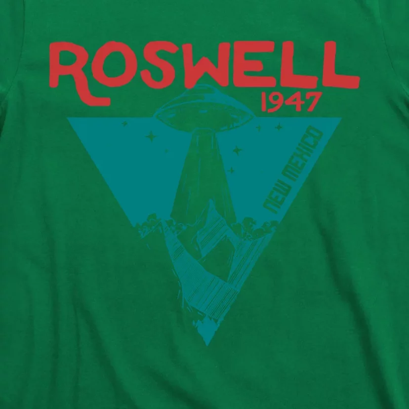 Roswell New Mexico 1947 Ufo Beam Flying Saucer Abduction T-Shirt