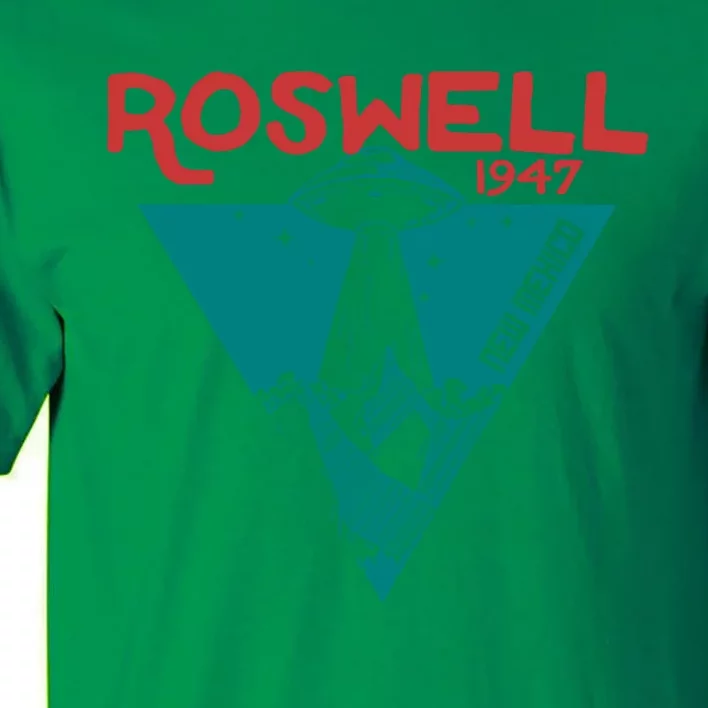 Roswell New Mexico 1947 Ufo Beam Flying Saucer Abduction Tall T-Shirt