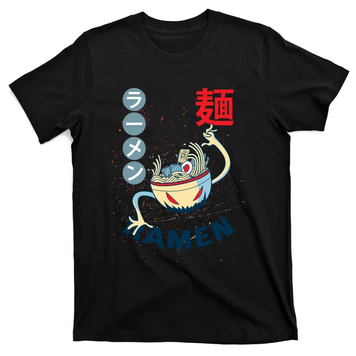 Ramen Noodles Monster Bowl T-Shirt