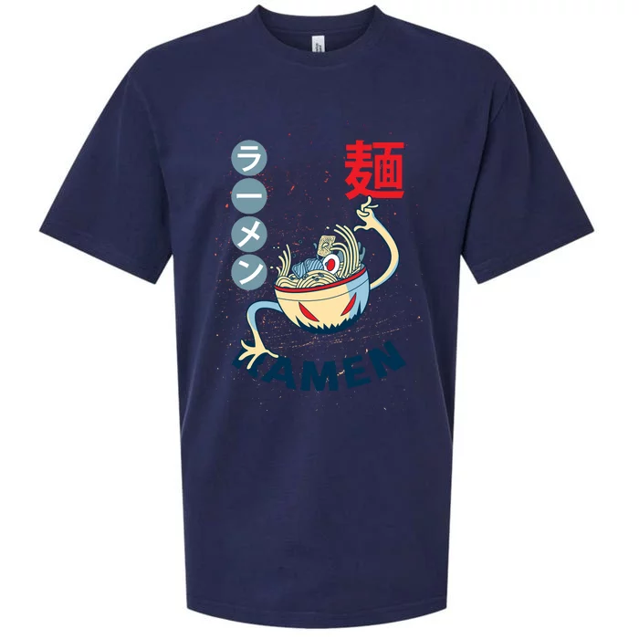 Ramen Noodles Monster Bowl Sueded Cloud Jersey T-Shirt