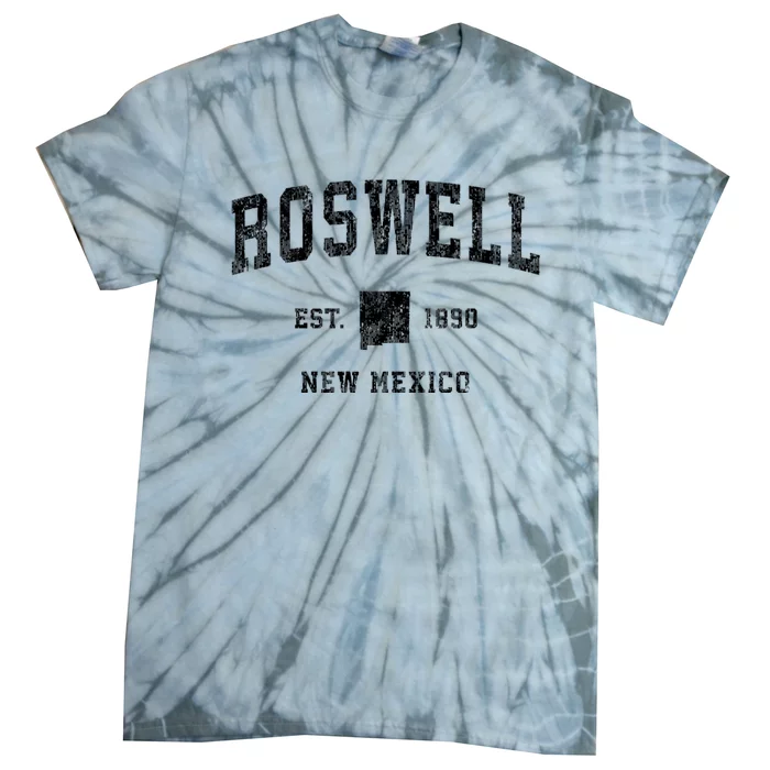 Roswell New Mexico Nm Vintage Athletic Sports Tie-Dye T-Shirt