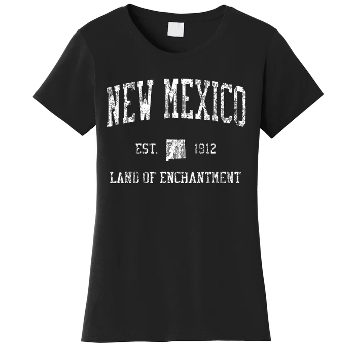 Retro New Mexico Nm T Vintage Sports Design Women's T-Shirt