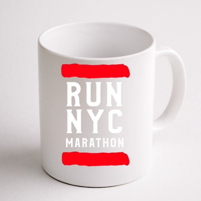 Run Nyc Marathon Runner Training Great Gift Front & Back Coffee Mug