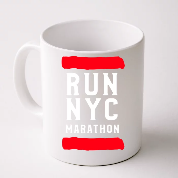 Run Nyc Marathon Runner Training Great Gift Front & Back Coffee Mug