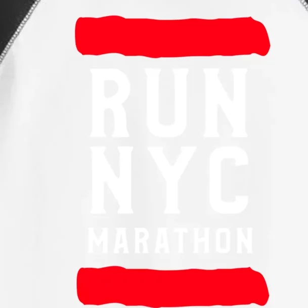 Run Nyc Marathon Runner Training Great Gift Toddler Fine Jersey T-Shirt