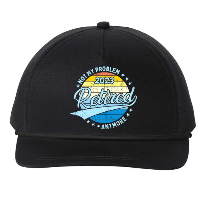 Retirement - Not My Problem Anymore Snapback Five-Panel Rope Hat