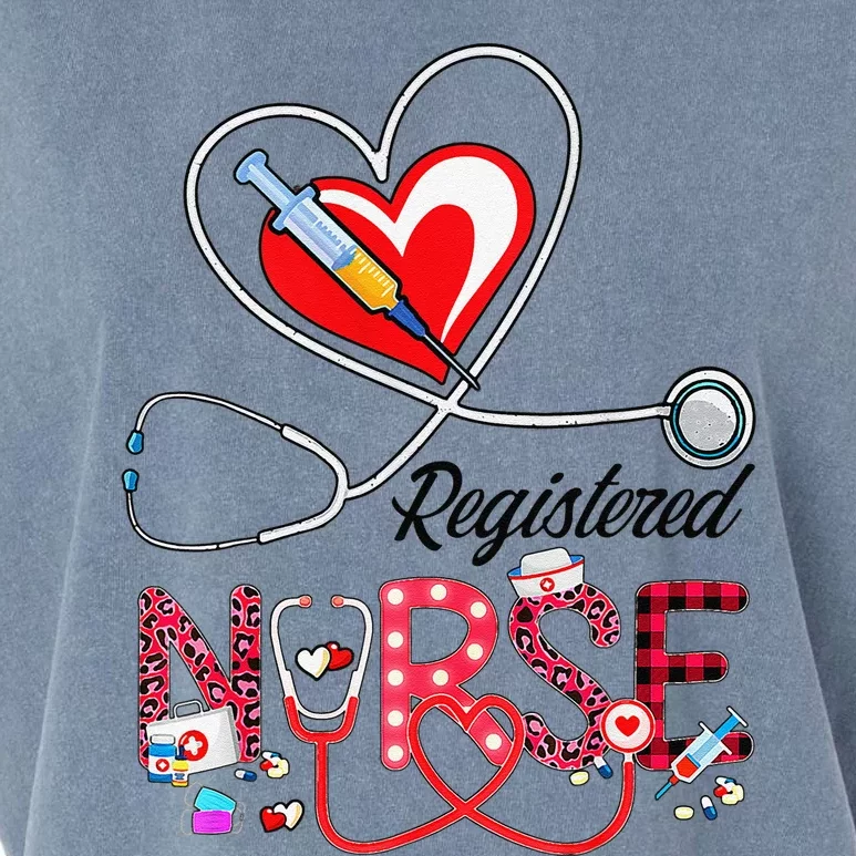 Registered Nurse Medical Nursing RN Nurses Day Stethoscope Garment-Dyed Women's Muscle Tee