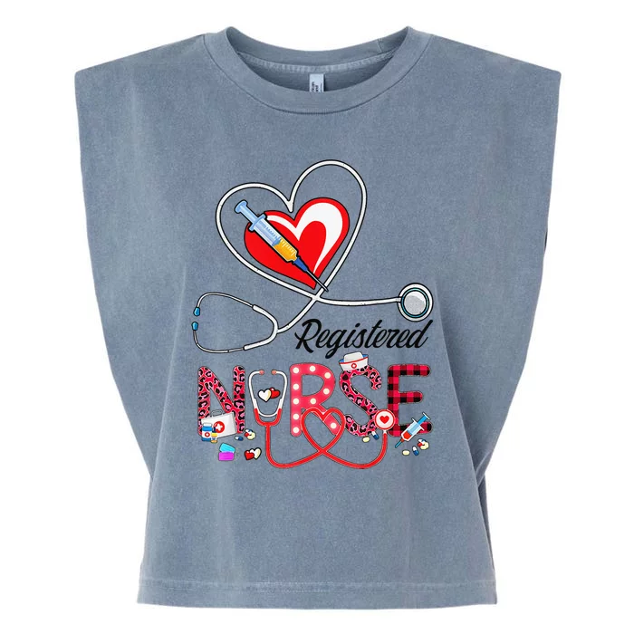 Registered Nurse Medical Nursing RN Nurses Day Stethoscope Garment-Dyed Women's Muscle Tee