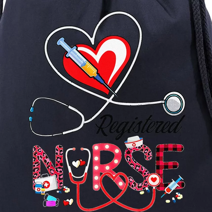 Registered Nurse Medical Nursing RN Nurses Day Stethoscope Drawstring Bag