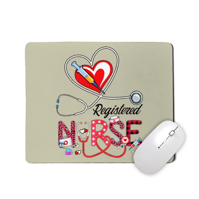 Registered Nurse Medical Nursing RN Nurses Day Stethoscope Mousepad