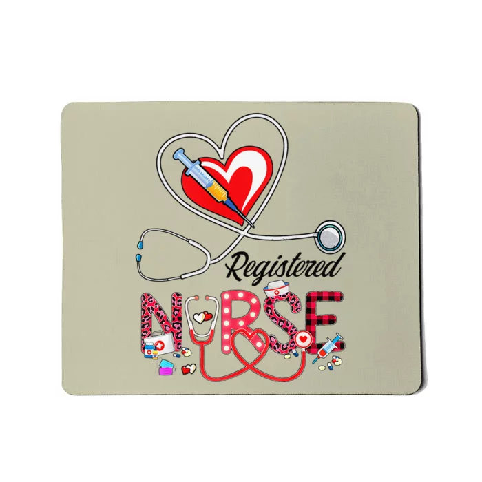 Registered Nurse Medical Nursing RN Nurses Day Stethoscope Mousepad