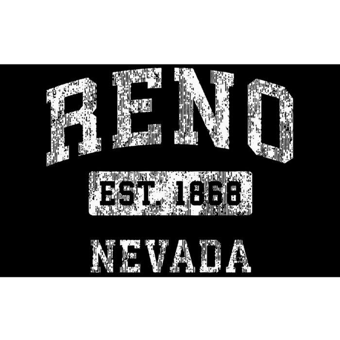 Reno Nevada Nv Vintage Established Sports Bumper Sticker