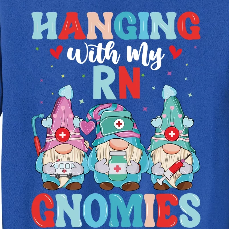 Registered Nurse Nursing Health Hanging With My Rn Gnomies Cool Gift Sweatshirt