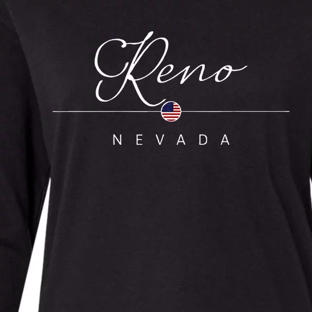 Reno Nevada Nv On Reno Womens Cotton Relaxed Long Sleeve T-Shirt