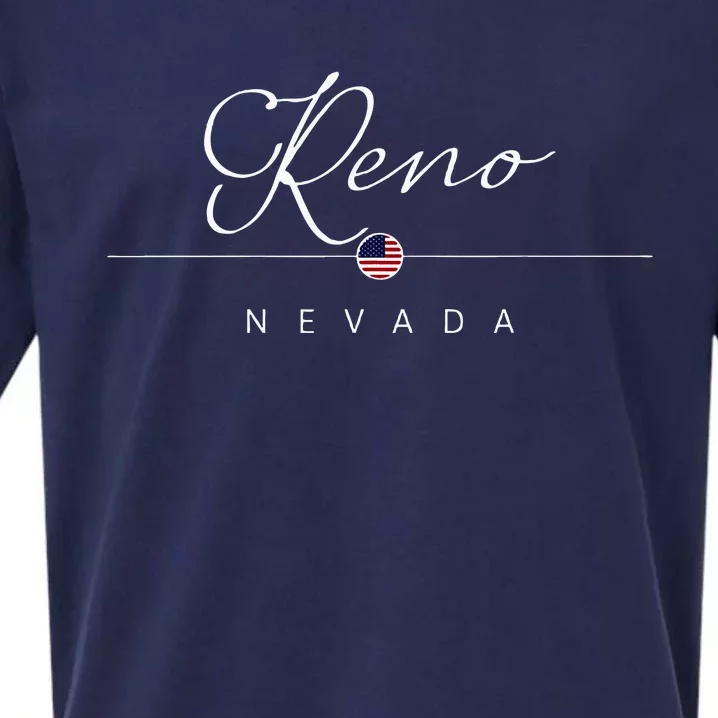 Reno Nevada Nv On Reno Sueded Cloud Jersey T-Shirt