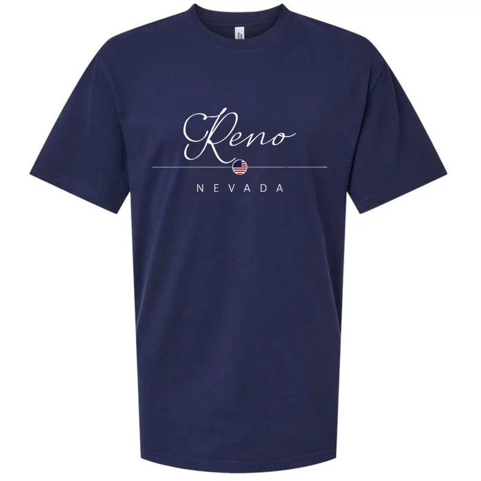 Reno Nevada Nv On Reno Sueded Cloud Jersey T-Shirt