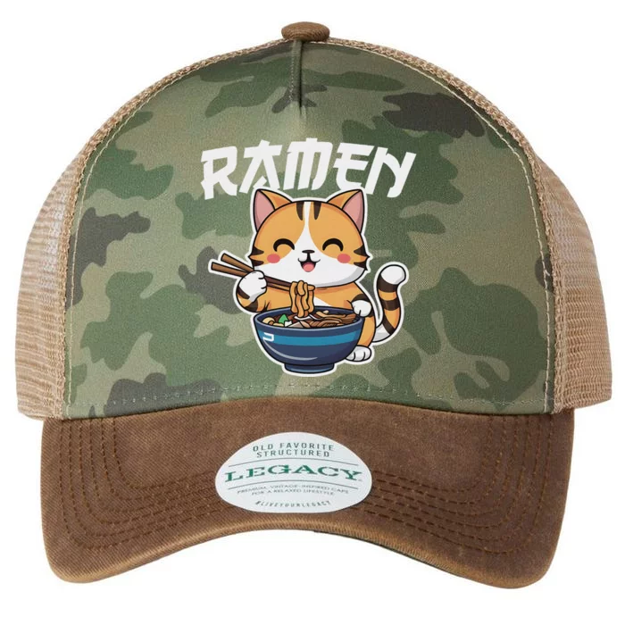 Ramen Noodle Neko Cat Japanese Kawaii Manga Anime Gift Legacy Tie Dye Trucker Hat