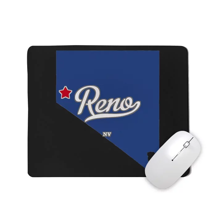 Reno Nevada NV Map Mousepad