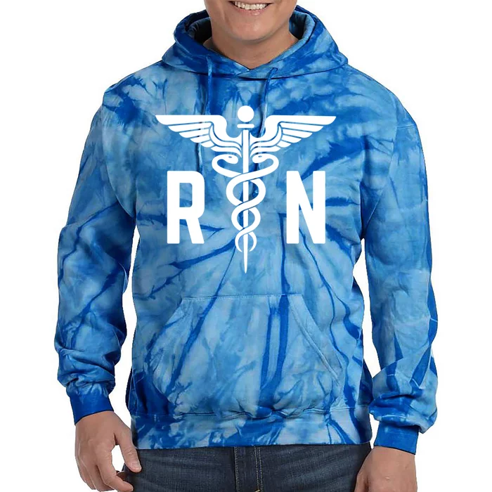 Registered Nurse Nursing Heros Meaningful Gift Patriotic Cute Gift Tie Dye Hoodie