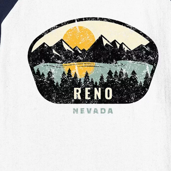 Reno Nevada Nv Vacation Souvenir Baseball Sleeve Shirt