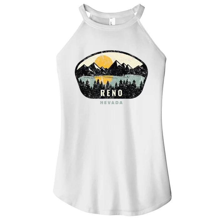 Reno Nevada Nv Vacation Souvenir Women’s Perfect Tri Rocker Tank