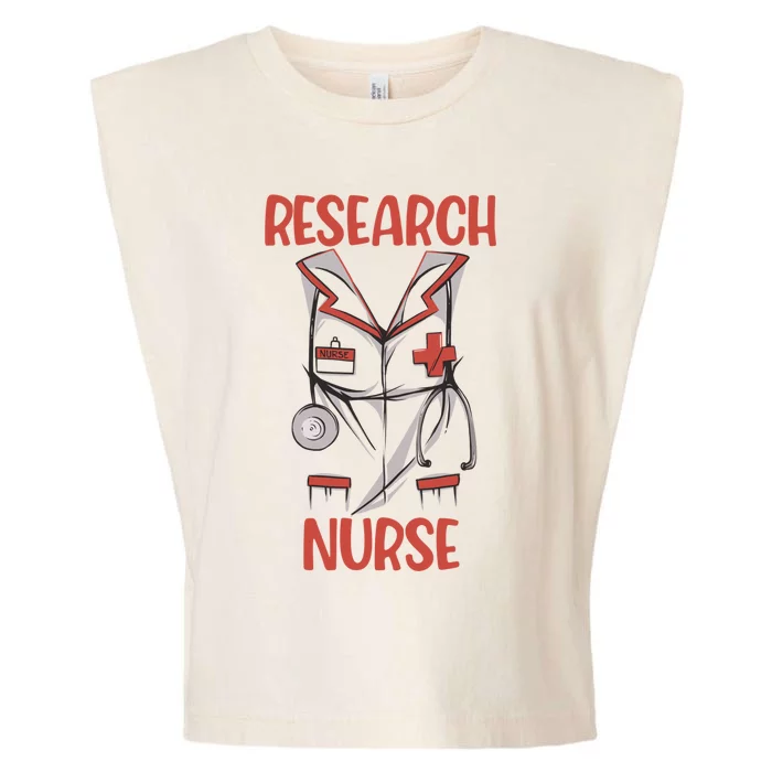 Research Nurse Nursing Costume Gift Garment-Dyed Women's Muscle Tee