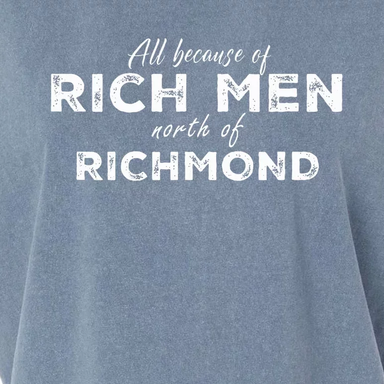 Rich North Of Richmond American Anthem Oliver Anthony Garment-Dyed Women's Muscle Tee