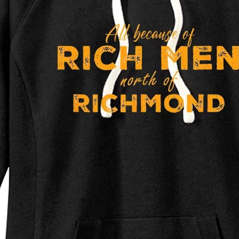 Rich North Of Richmond American Anthem Oliver Anthony Women's Fleece Hoodie