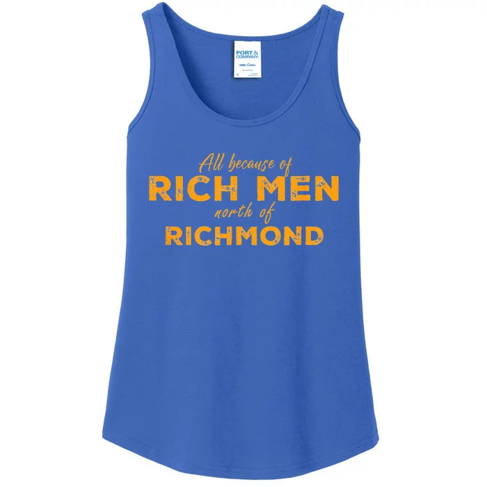 Rich North Of Richmond American Anthem Oliver Anthony Ladies Essential Tank