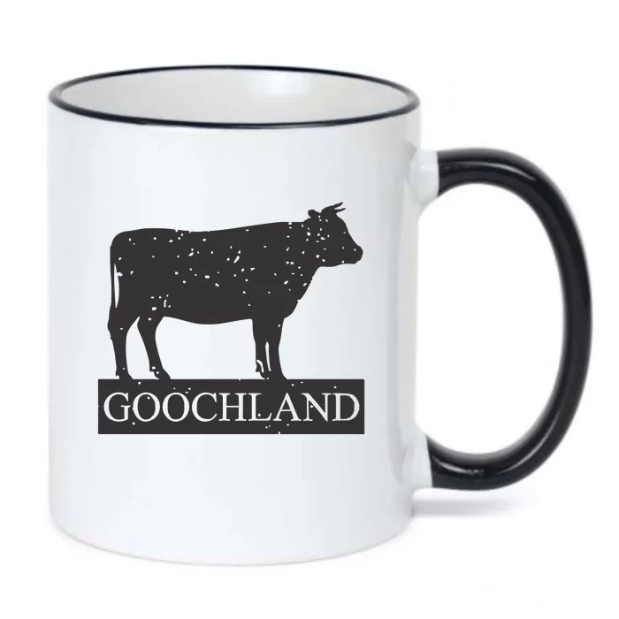 Rich North Of Richmond Goochland Cow Funny Black Color Changing Mug