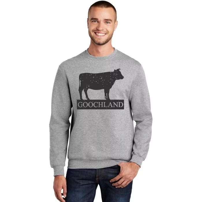 Rich North Of Richmond Goochland Cow Funny Tall Sweatshirt