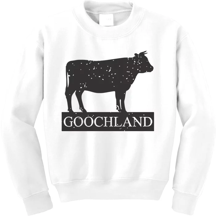 Rich North Of Richmond Goochland Cow Funny Kids Sweatshirt