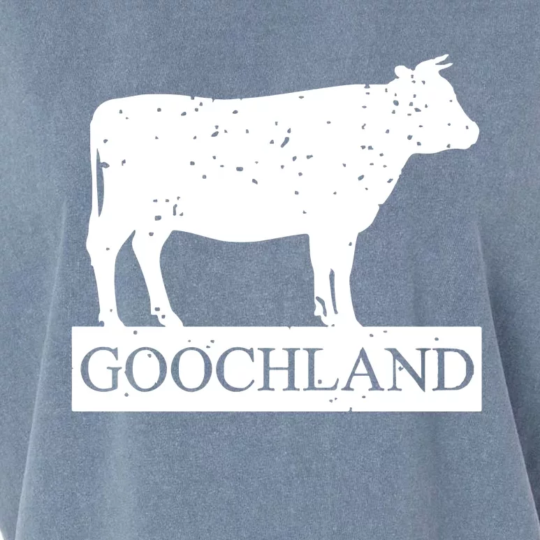 Rich North Of Richmond Goochland Cow Funny Garment-Dyed Women's Muscle Tee