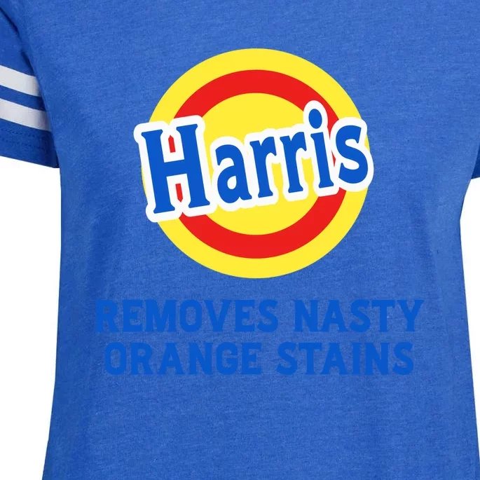 Removes Nasty Orange Stains Kamala Funny Enza Ladies Jersey Football T-Shirt