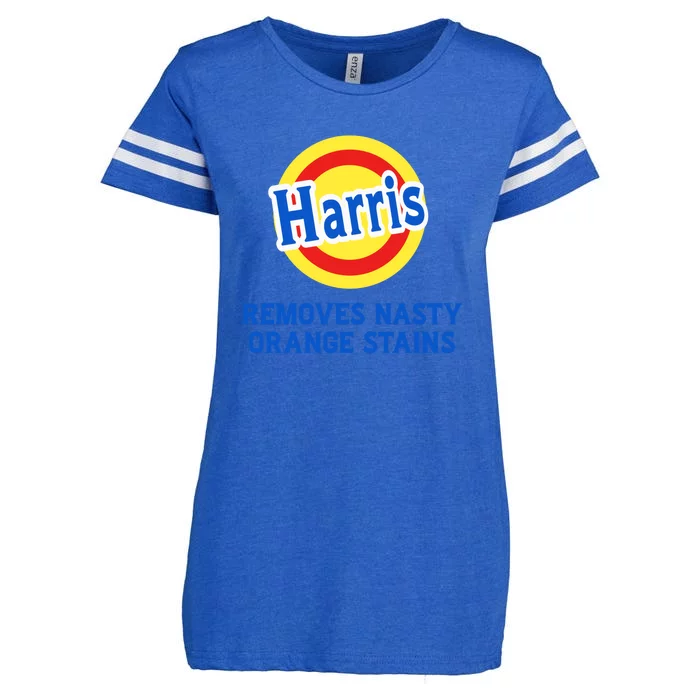 Removes Nasty Orange Stains Kamala Funny Enza Ladies Jersey Football T-Shirt